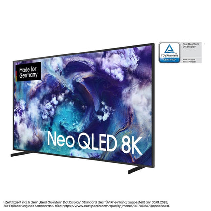 SAMSUNG Neo QLED 8K QN900F 85-tolline (214 cm) mini-LED-teler, UHD-teler, 8K tehisintellektiga ülesskaleerimine, peegeldusvaba, metallraamiga disain, Knox Security, Dolby Atmos, Art Store'i galerii, Samsung Vision tehisintellektiga nutiteler (2025)