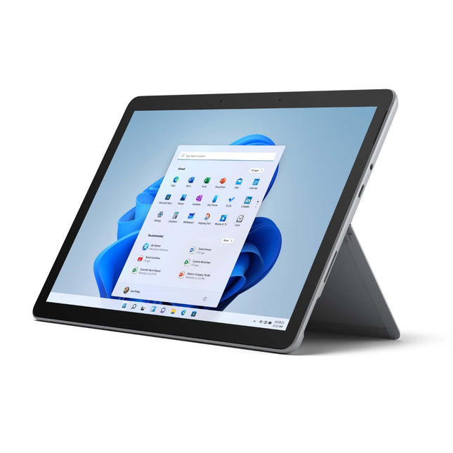 Microsoft Surface Go 3, 10-tolline 2-ühes tahvelarvuti (Intel Pentium Gold, 8 GB RAM, 128 GB SSD, Windows 11 Home S) Platinum