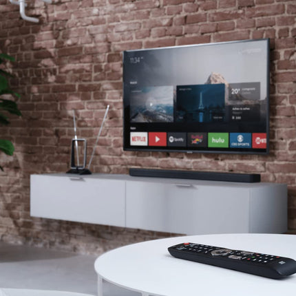 One For All Evolve 4 Universal Remote Control - Controls 4 devices (TV/Set Top Box/Blu-ray/Audio) - Guaranteed to work with all manufacturers - Optimized for Smart TV - URC7145