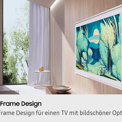 SAMSUNG The Frame LS03F 4K QLED 50-tolline (125 cm) UHD-teler, moodne raamidisain, NQ4 AI Gen2 protsessor, kunstirežiim, kunstipärane pildikvaliteet, One Connect kaabel, Samsung Vision AI nutiteler (2025)