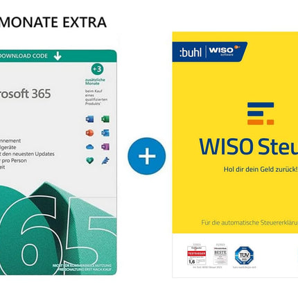 Microsoft M365 Family │ Allalaadimine + WISO Tax 2024 (2023. maksuaasta kohta) │ 2024 │ Aktiveerimiskood e-posti teel