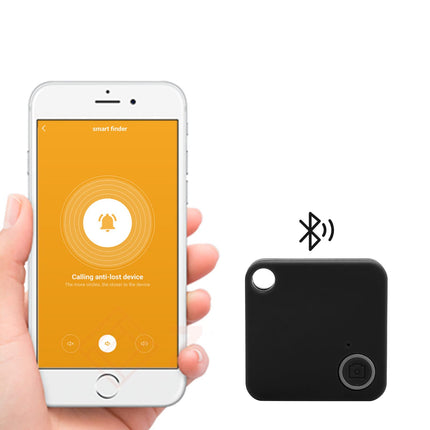 Bluetooth jälgimisseade, Bluetooth Tracke kadunud võtmeotsija, esemete leidja, vargusvastane alarm, esemete leidjad lastele, lemmikloomadele, rahakott, võtmed (must)