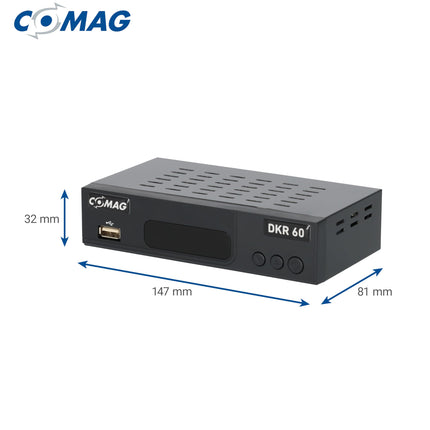 Comag DKR 60 HD digital Full HD cable receiver (PVR Ready, HDTV, DVB-C, Time Shift function, HDMI, SCART, USB 2.0) black