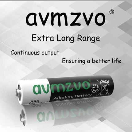 avmzvo AAA Alkaline Batteries, LR03 1.5V, long-lasting power, powerful, 200 pieces, can be used for toys, alarm clocks and other electronic devices【10-year warranty】