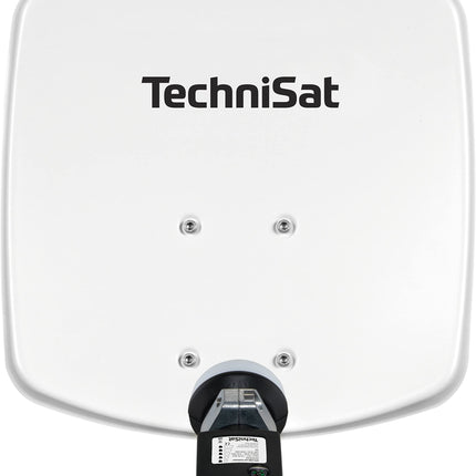TechniSat DIGIDISH 33 – Satelliidiantenn 1 abonendile (33 cm väike satelliitsüsteem – komplekt seinakinnituse ja satelliidiotsijaga V/H-LNB) valge