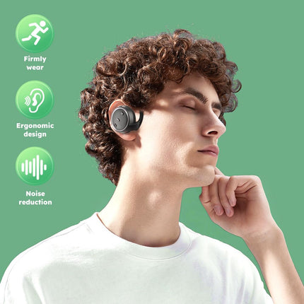 POHOVE 5.0 Bluetooth Headphones, Sports Headphones Wireless Headphones On Ear with Clear Voice Capture Technology and Echo Cancellation Microphone for Gym, Sports, Running, Work
