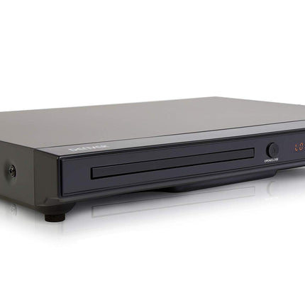 Denver DVH-1245 mitme regiooni/kõik regioonid ja ülesskaleerimisega DVD-mängija 1080p ekraani, HDMI, USB ja sisseehitatud Dolby Digital ruumilise heli dekoodriga