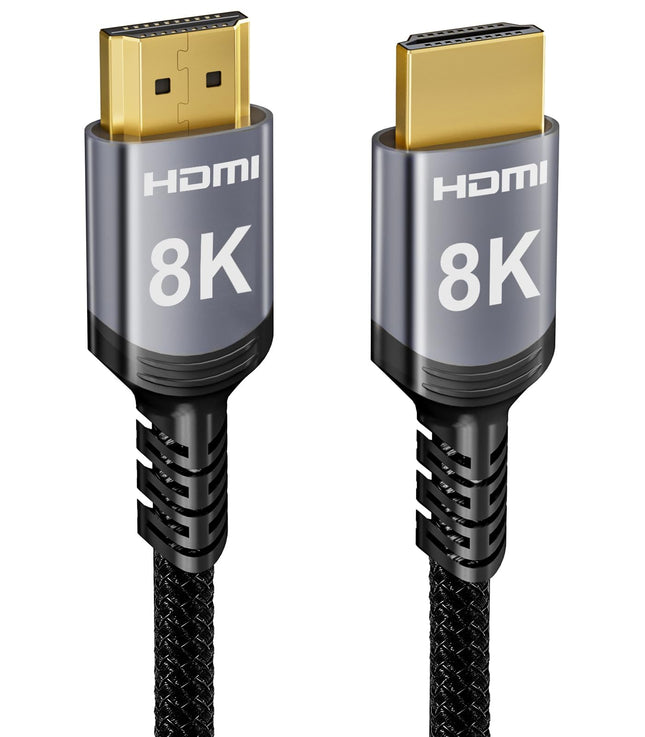 Sniokco 8K HDMI 2.1 kaabel 20 meetrit, 48 Gbps kiire HDMI® kaabel 0,01 ms 4K 240 Hz 165 Hz 120 Hz 8K 60 Hz eARC Netflix HDCP 2.3 2.2 DTS:X HDR10+ heliriba teler monitor projektor Roku Sky-Q PS5 X-box Blu-ray