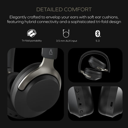 CREATIVE Zen Hybrid SXFI juhtmevabad kõrvaklapid Super X-Fi tehnoloogiaga, adaptiivne hübriidne aktiivne mürasummutus, Ambient Mode, kuni 70 tundi, madala latentsusega režiim (helehall)