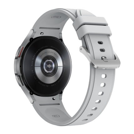 Samsung Galaxy Watch4 Classic, Round Bluetooth Smartwatch, Wear OS, Rotating Bezel, Fitness Watch, Fitness Tracker, 46 mm, Silver