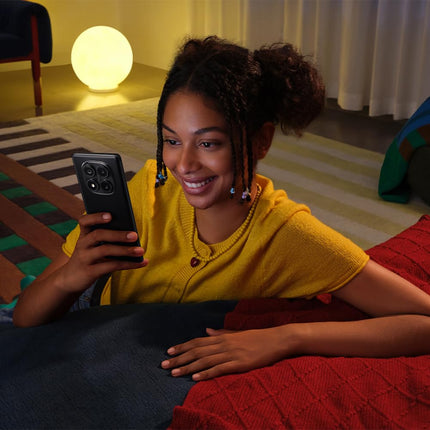 Xiaomi Redmi Note 14 Pro nutitelefon, 8 + 256 GB, must, 200 MP professionaalne tehisintellektiga kaamera, 5500 mAh aku, 32 MP selfie-kaamera, tehisintellektiga funktsioonid (laadijat ei kuulu komplekti)