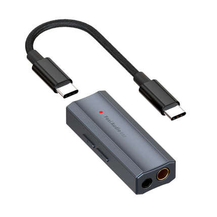 Fosi Audio DS2 USB-C-AUX kõrvaklapivõimendi DAC-dongle 3,5 mm pistikuga heliadapter kaasaskantav võimendi kahe väljundiga DSD256 4,4 mm tasakaalustatud kõrgresolutsiooniga CS43131 kiip iPhone'ile, iPadile