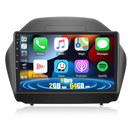 8-tuumaline CAMECHO Android 13 autoraadio navigatsiooniga Hyundai IX35 2010-2015 jaoks, 2G+64G 丨10-tolline autoraadio puutetundliku ekraaniga Carplay juhtmevaba Android Auto DSP RDS Bluetooth Mirror Linkiga