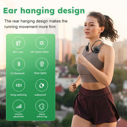 POHOVE 5.0 Bluetooth Headphones, Sports Headphones Wireless Headphones On Ear with Clear Voice Capture Technology and Echo Cancellation Microphone for Gym, Sports, Running, Work
