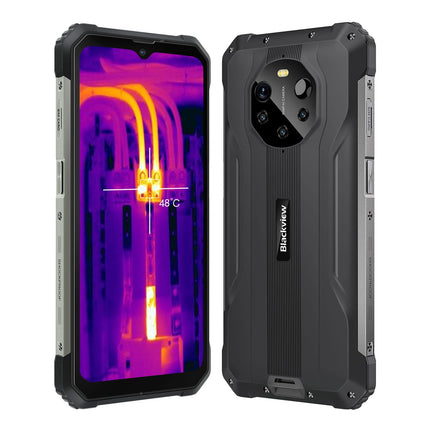 Blackview BL8800 Pro - 5G Smartphone - Thermal Imaging &amp; Night Vision Camera - Waterproof &amp; Shockproof Outdoor Phone - 8GB + 128GB - 50MP Quad Rear Camera - Powerful 8380mAh Battery - Black