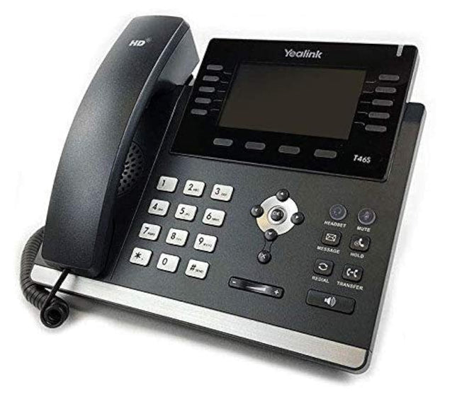 Yealink T46S - T46S kuni 16 SIP-kontot - 10 922 cm (4,3 ") LCD, 480 x 272, T4S, USB 2.0, 16 SIP, 16 VoIP, PoE, 2X RJ-45, 2X RJ-9, RJ-12