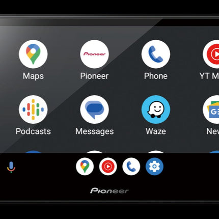 Pioneer SPH-DA77DAB-AN 2DIN meediakeskus, mahtuvuslik 6,8-tolline puutetundlik paneel, WiFi, Bluetoothi, Apple CarPlay, Android Auto ja DAB+ tugi, 13-ribaline graafiline ekvalaiser, DAB-antenn