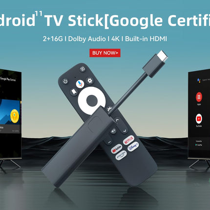Android11 ​​​​Giga TV IP-pulk 4K PRO HDR60Hz / HDMI2.1 / WiFi6 UHD 4K (Netflix, Prime Video, Disney+, YouTube) Google App Store Dcolor