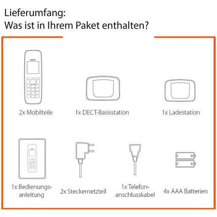 Gigaset C575A Duo - 2 juhtmeta DECT-telefoni automaatvastajaga - suur värviline ekraan moodsa kasutajaliidesega - aadressiraamat - Jumbo režiim ja funktsioon „Ära sega“, must [saksa versioon]