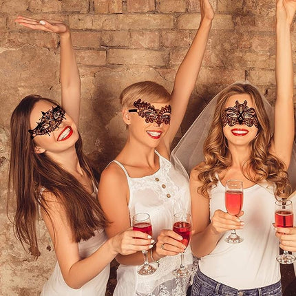 Ruutcasy pitsmask, Veneetsia maskiballi mask, halloween, karneval, pidu, lõpupidu, stiliseerimine, uhked seksikad maskid kostüümidele, kostüümipeod (stiil 7)