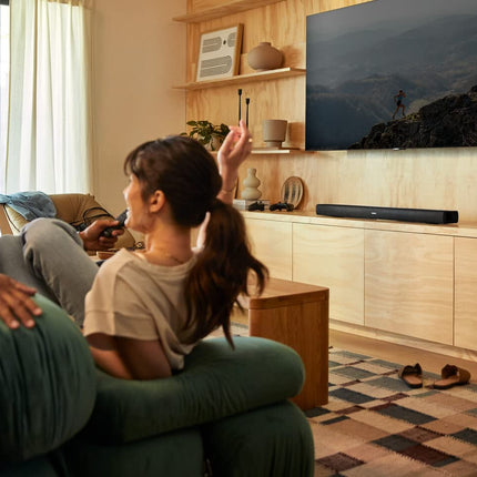 Denon DHT-S217 2.1 heliriba Dolby Atmose, sisseehitatud subwooferi, Bluetoothi, 4K UHD ja HDMI ARC-iga, must