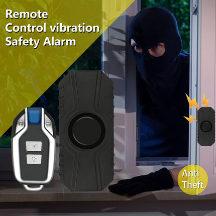 BAOFUYA jalgratta alarm mootorratta alarm vargusvastane jalgratta alarm jalgratta alarm traadita vibratsiooni liikumisandur veekindel mootorratta alarm puldiga elektriline jalgratta alarm must