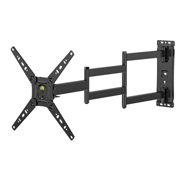 180° pöörlev teleri seinakinnitus 1035 mm pikkuse varrega, FORGING MOUNT seinakinnitus liigendvarrega pööratava kallutatava nurgaga telerikinnitus 17–50-tollistele teleritele kuni 30 kg, max VESA 300x300 mm
