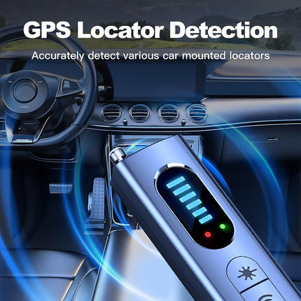 NXPGKEA varjatud kaameradetektor, spioonivastane detektor, peidetud seadme GPS-detektor, kaameradetektor, putukadetektor, privaatsuskaitse, signaaliskanner hotellidele, kontorile, kodureisidele, 5 tundlikkuse taset