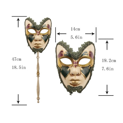Yu Fengi komplekt 2 paari Veneetsia cosplay maske Veneetsia muusika Mardi Gras karnevali maskeraadi mask pulgal peo disguise kaunistused