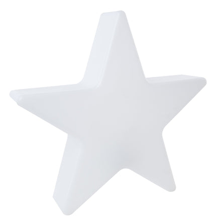 8 seasons design | LED star light Christmas decoration | Shining Star Mini (Ø 40 cm, 15 colors, flowing color change, matte, IP44) white