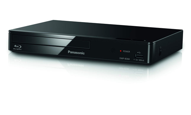 Panasonic DMP-BD84EG-K nutikas võrguühendusega 2D Blu-ray DVD-mängija, internetirakendused, kõrglahutusega heli, välise kõvaketta taasesitus, USB, Ethernet, kompaktne disain, must