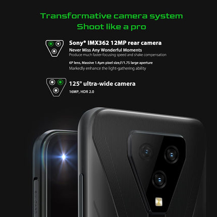 Blackview 5G mänguritele mõeldud õuenutitelefon ilma lepinguta BL5000, 8GB+128GB, Android 11 IP68 vastupidav telefon, 6.36'' FHD+, 4980mAh aku, spetsiaalsed mängurežiimid, 125° ülilainurkkaamera, GPS NFC oranž
