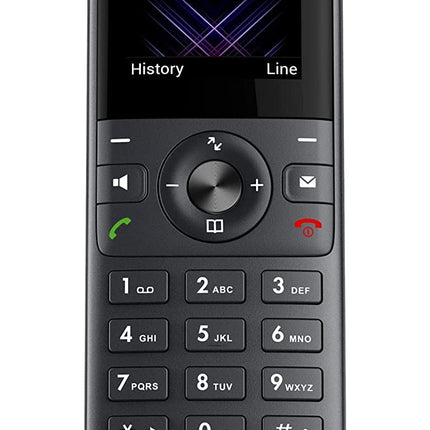 Yealink W73P DECT IP-telefonisüsteem (W70B baas + W73H telefonitoru) must