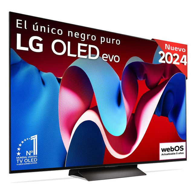 LG OLED65C44LA televiisor 65" (165 cm) OLED evo televiisor (α9 Gen7 4K tehisintellektiga protsessor, webOS 24, Dolby Vision, kuni 120 Hz) [mudeliaasta 2024]