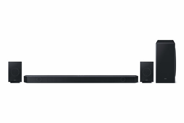 Samsung HW-Q935GD 9.1.4-kanaliga Q-Soundbar teleritele, 2.0.2-kanaliga tagumised kõlarid, Bluetooth-kõlar juhtmevaba Dolby Atmose / DTS:X-iga, Q-Symphony [2024]