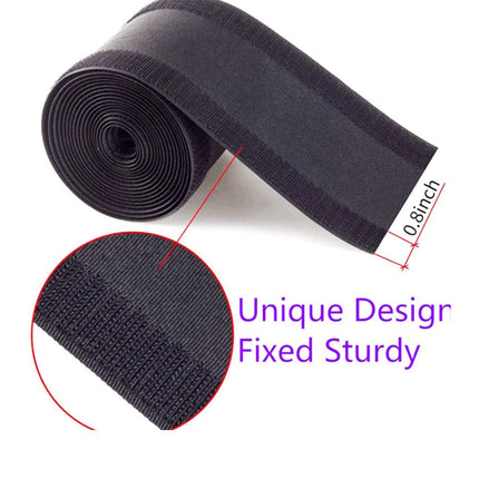 rflaueo U30-1 Cable Floor Cord Cover, Cable Grip, Cable Protector for Home, Office, Living Room, Carpet, 3 m