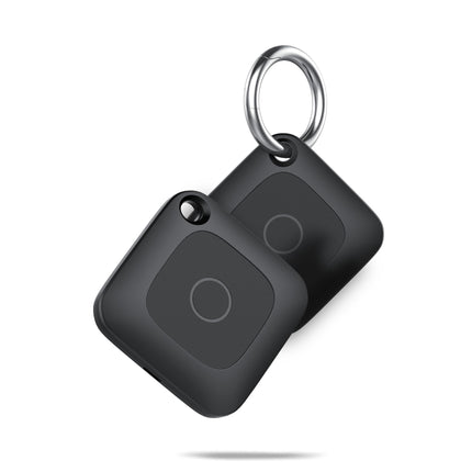 Hoxe Air Tracker Tag, Smart Tag Key Finder Compatible with Apple Find My (iOS Only), Smart Finder for Keys/Suitcase/Luggage, Loud Beep, Worldwide Tracking, Replaceable Battery, 2 Pack