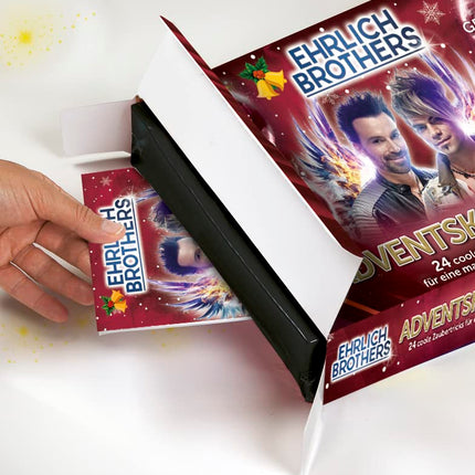 Ehrlich Brothers Advent Calendar - Magical Christmas Calendar with 24 Magic Tricks - Magic Box for Children Ages 7 and Up by Clementoni 59298