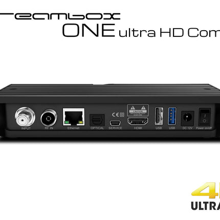Dreambox One Combo Ultra HD 1x DVB-S2X MIS 1xDVB-C/T2 tuuner 4K 2160p E2 Linux Dual WiFi H.265