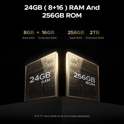 DOOGEE V MAX S 5G Outdoor Smartphone-22000mAh/33W, Android 14 Mobile Phone Without Contract 24GB+256GB, 6.58" FHD+120Hz Construction Site Phone, 108MP+20MP+16MP+2MP, Dual Camping Lights/Face ID/Fingerprint Recognition