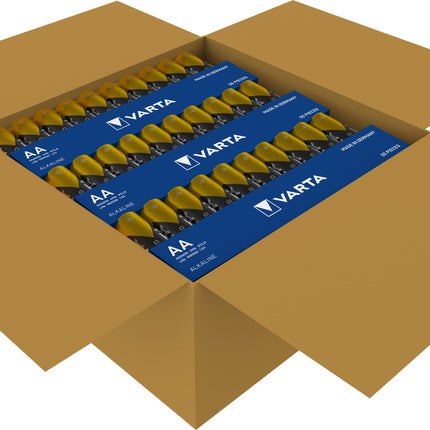 VARTA AA patareid, 150 tk, Power on Demand, leelispatareid, 1,5 V, hoiupakend, nutikas, paindlik, võimas, ideaalne arvutitarvikute ja nutika kodu seadmete jaoks, valmistatud Saksamaal