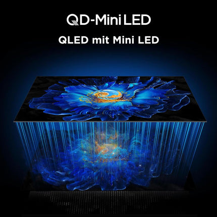 TCL 55C61KS 55-tolline QD-Mini LED-teler, 4K UHD, nutikas Google TV Dolby Atmosega, Onkyo 2.1 helisüsteem, Game Master