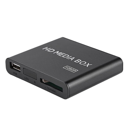 ciciglow videomeediapleier, Full HD meediapleier USB lugemisfunktsiooniga, mobiilne kõvaketas, SD-kaardi tugi HDMI/YUV/AV väljund 5V toiteallikas juurdepääsuks
