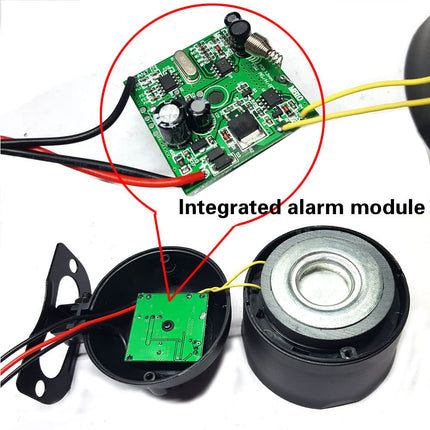 Car Alarm System, KACEPAR 12V Security Protection Anti-Theft Immobilizer Kit, Keyless Entry with 2 Remote Controls and 1 Horn Siren, CW-8110