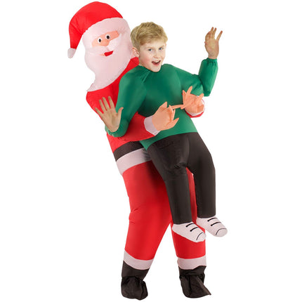 Morph inflatable Santa Claus costume for children, children's Santa Claus costume, inflatable Santa Claus costume, Santa Claus inflatable costume, Santa Claus costume inflatable