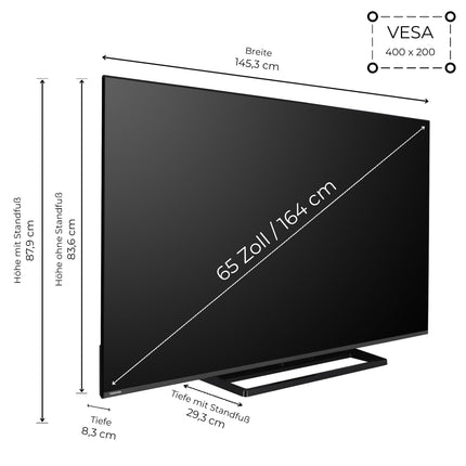Toshiba 65-tolline Fire TV (4K UHD nutiteler, HDR Dolby Vision, kolmekordne tuuner, sisseehitatud Alexa, Onkyo heli) 65UF3F63DAZ