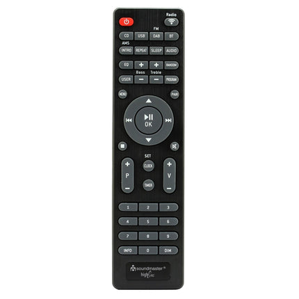 Soundmaster ICD1050SW stereosüsteem, internetiraadio, WLAN 2.4/5 GHz, DAB+, Bluetooth, CD-mängija, USB, MP3 rakendus, värvilise ekraaniga äratuskell