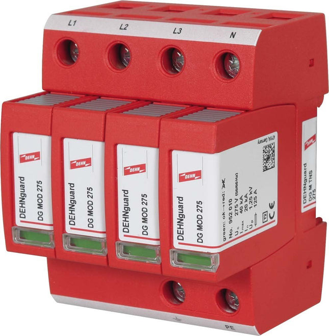 DEHN 952400 toiteallika tüüp 2 liigpingepiirik energeetikale, 1 pakk