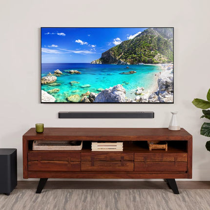 JBL Bar 500 – kompaktne 5.1-kanaliga heliriba kodukino helisüsteemile – juhtmevaba Bluetooth-kõlar subwooferi ja Dolby Atmos ruumilise heliga – must