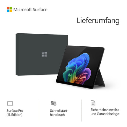 Microsoft Surface Pro (toiteadapter müüakse eraldi) | Copilot+ PC | 13-tolline OLED-puuteekraan | Snapdragon® X Elite (12 südamikku) | 16 GB RAM | 512 GB SSD | Uusim mudel, 11. väljaanne | Must